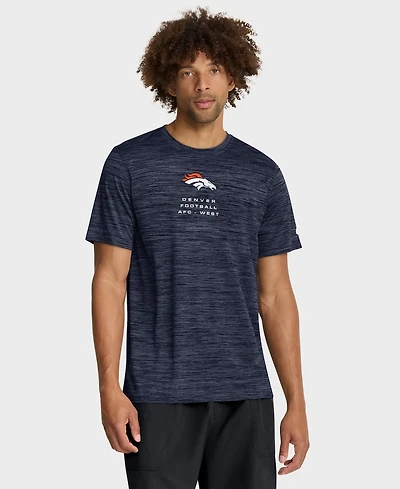 Nike Men's Navy Denver Broncos Velocity Ball Carrier Dri-fit T-Shirt