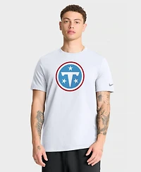 Nike Men's White Tennessee Titans Essential Logo T-Shirt