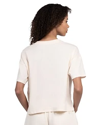 Starter Women's Cream Houston Astros Pastels Boxy Cropped T-Shirt
