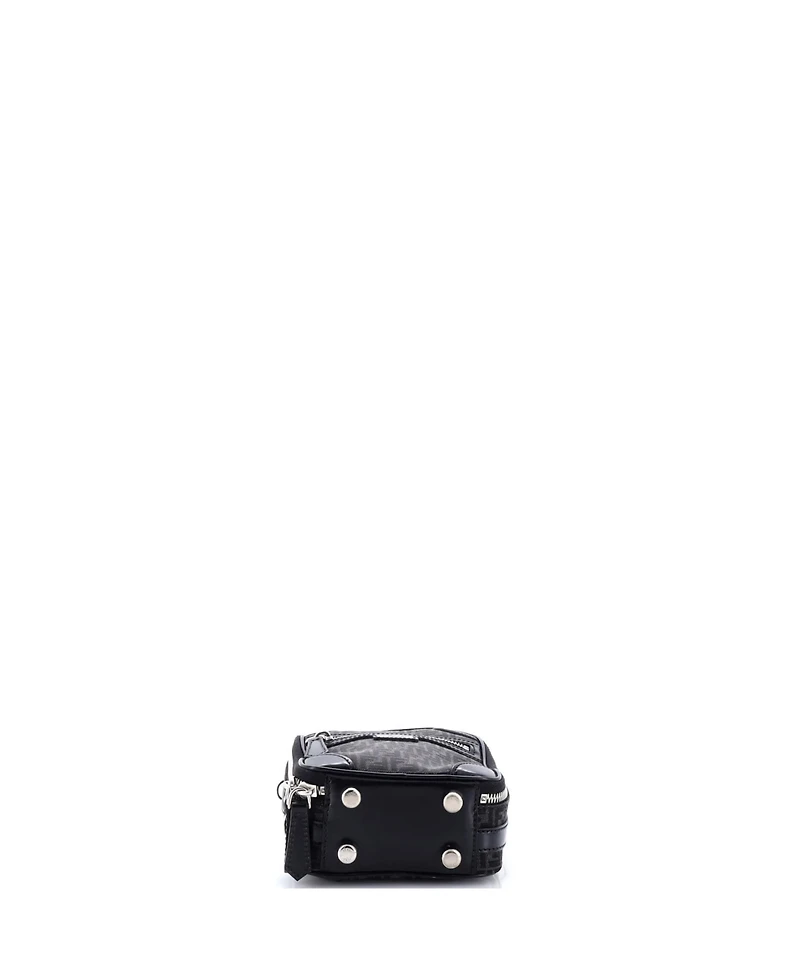 Pre-Owned Fendi Mini Trolley Crossbody Bag Fabric Jacquard