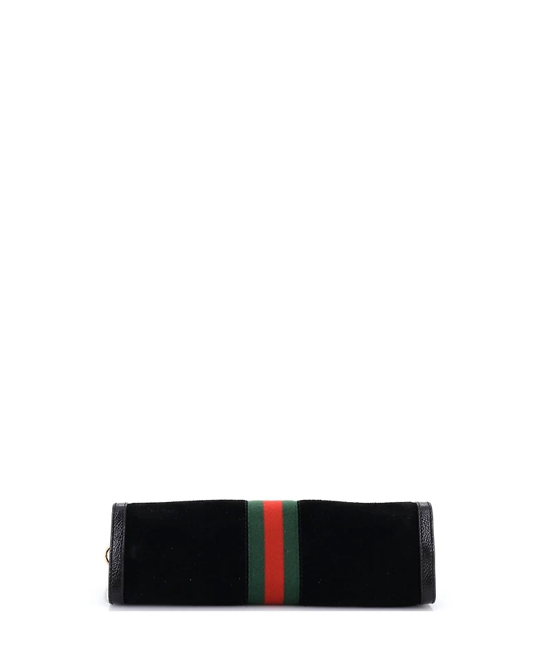 Pre-Owned Gucci Medium Ophidia Chain Shoulder Bag Suede