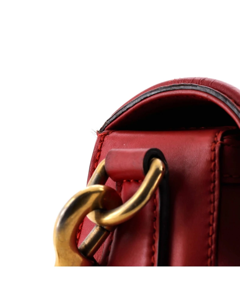 Pre-Owned Gucci Medium Lady Web Shoulder Bag Gg Canvas