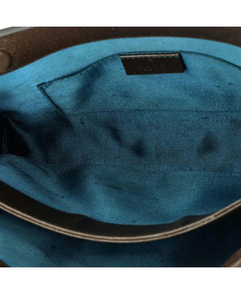 Pre-Owned Gucci Small Ophidia Chain Shoulder Bag Gg Coated Canvas
