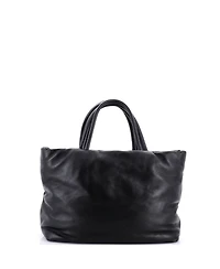 Pre-Owned Saint Laurent Debossed Logo Tote Padded Leather