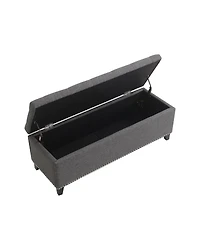 flynama 47.5" Linen Storage Ottoman, 500 lbs