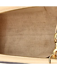 Pre-Owned Gucci Small Soho Convertible Top Handle Satchel Leather