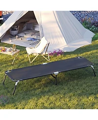 Gymax Folding Camping Bed Outdoor Portable Military Cot Sleeping Hiking Travel