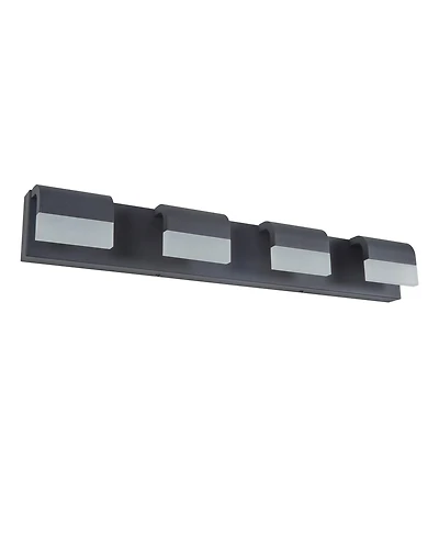 Busdays 4 Light Acrylic Matte Bathroom Vanity Mirror Light for Mirror Shower and Bathroom Decor