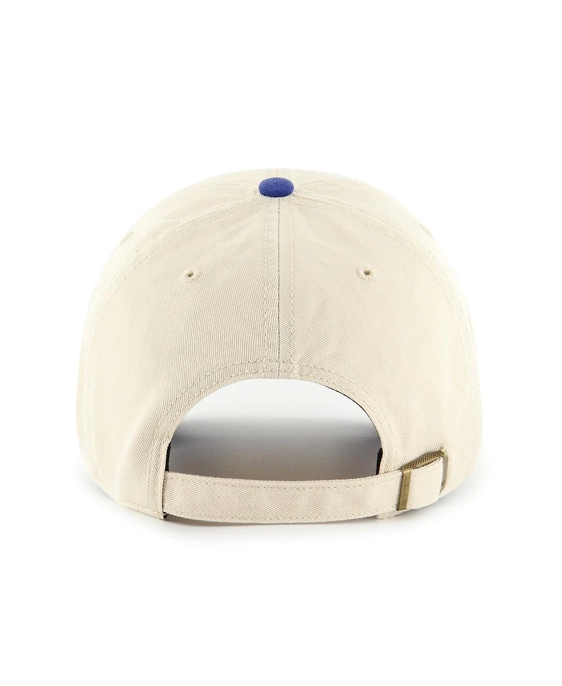 '47 Brand Men's Natural/Royal Seattle Seahawks Two-Tone Clean Up Adjustable Hat