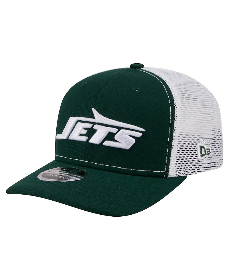 New Era Men's Green New York Jets 9SEVENTY Trucker Adjustable Hat