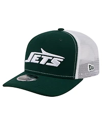 New Era Men's Green New York Jets 9SEVENTY Trucker Adjustable Hat