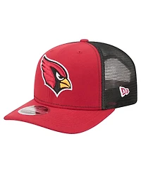 New Era Men's Red Arizona Cardinals 9SEVENTY Trucker Adjustable Hat