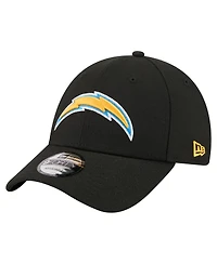 New Era Men's Black Los Angeles Chargers Core Team 9FORTY Adjustable Hat