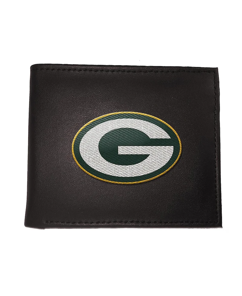 Evergreen Enterprises Green Bay Packers Synthetic Leather Embroidered Bifold Wallet