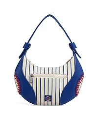 Montana West New York Mets White Shoulder Hobo Bag