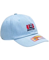 Fan Ink Men's and Women's Light Blue Usmnt Making History Adjustable Trucker Hat