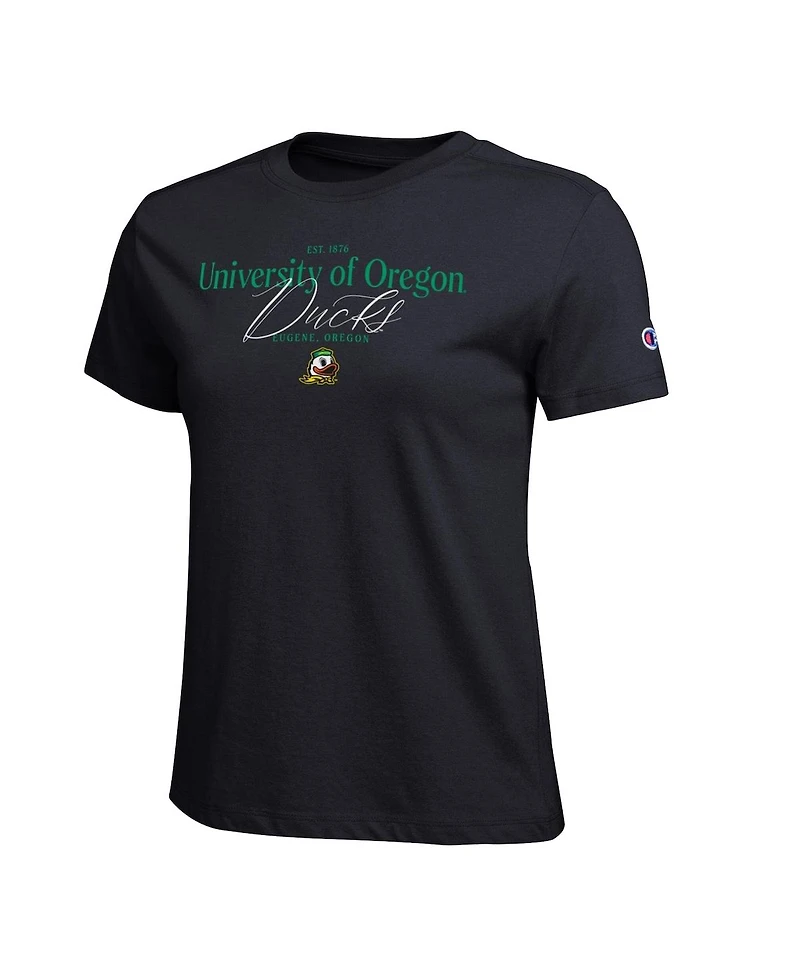 Champion Women's Black Oregon Ducks Lifestyle T-Shirt