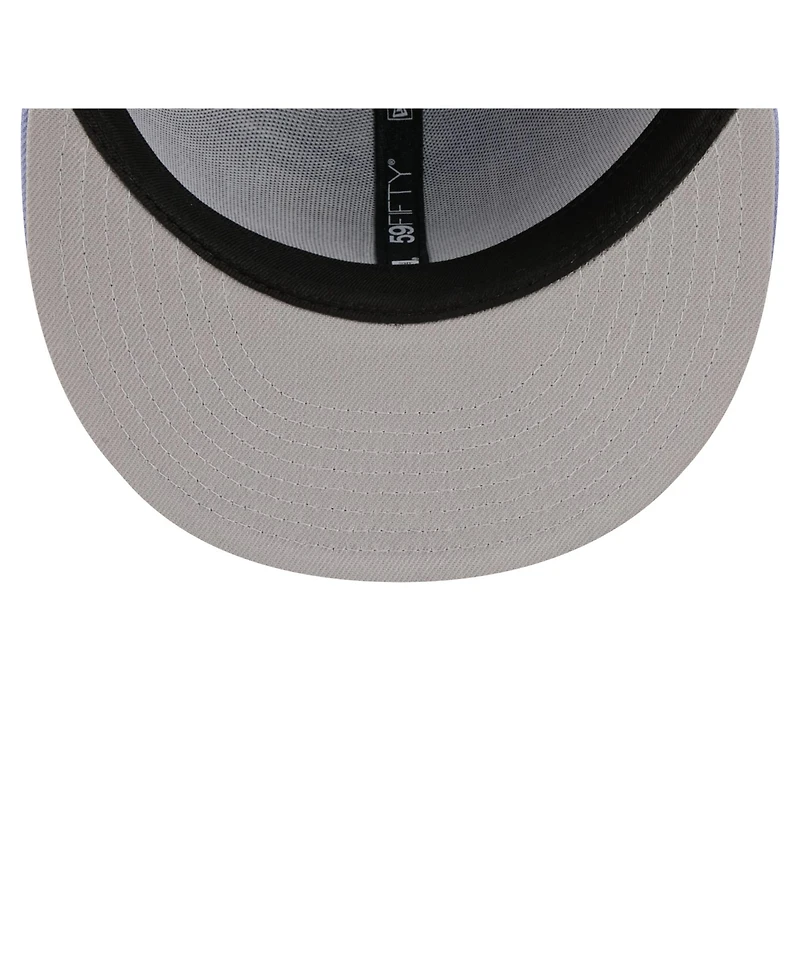 New Era Men's Light Purple Las Vegas Raiders Lavender Bloom 59FIFTY Fitted Hat