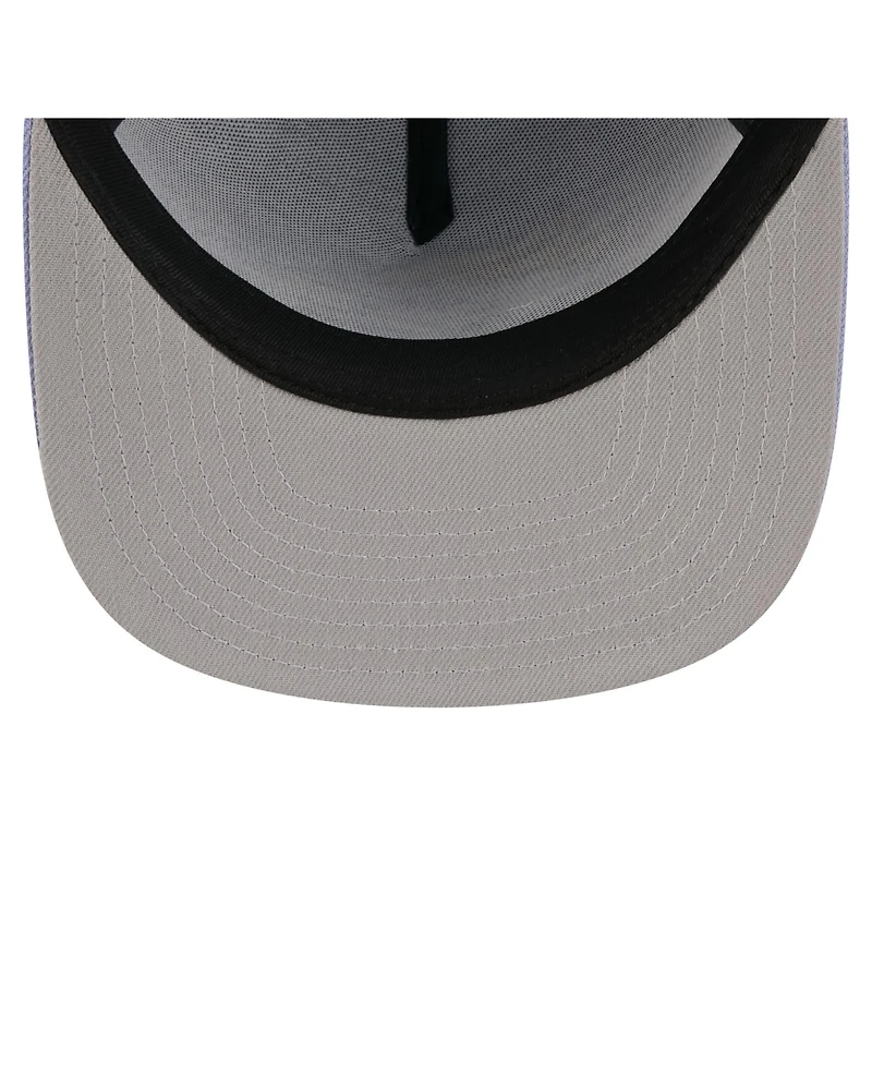 New Era Men's Lavender Denver Broncos Bloom A-Frame 9FIFTY Snapback Hat