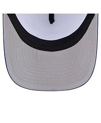 New Era Men's White/Royal Los Angeles Dodgers Foodie A-Frame 9FIFTY Trucker Snapback Hat