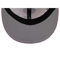 New Era Men's Cream San Francisco 49ers Oversized Slogan 9FIFTY Snapback Hat