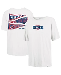 '47 Brand Women's Sand Chicago Cubs Bow Banner Sadie T-Shirt