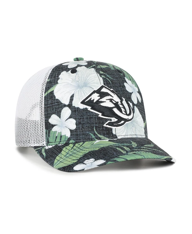 '47 Brand Men's Black/White Utah Mammoth Beach Side Adjustable Trucker Hat