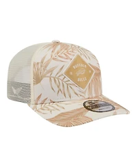 New Era Men's Tan Buffalo Bills Tonal Palm Coolera 9SEVENTY Adjustable Trucker Hat