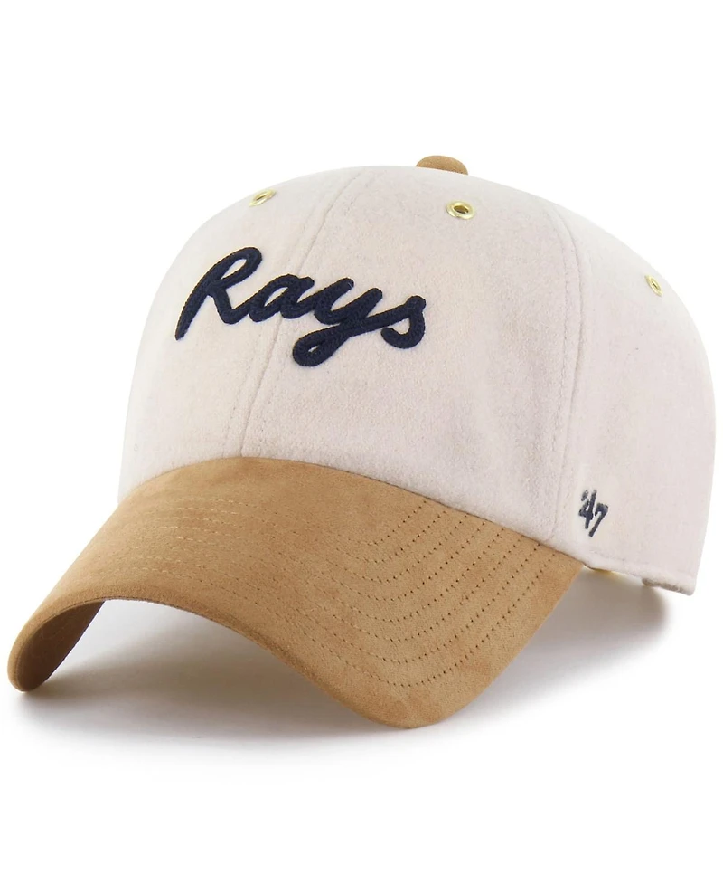 '47 Brand Men's x Natural/Tan Tampa Bay Rays Script Charm Clean Up Adjustable Hat