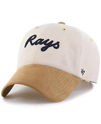'47 Brand Men's x Natural/Tan Tampa Bay Rays Script Charm Clean Up Adjustable Hat