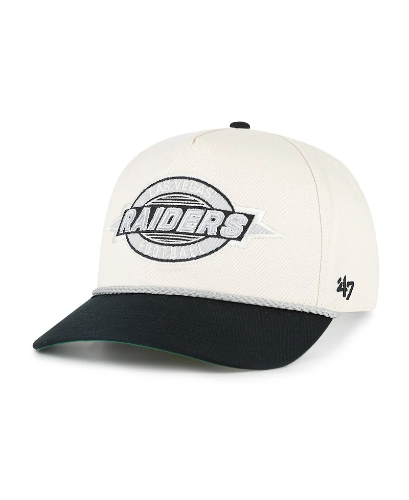 '47 Brand Men's Natural Las Vegas Raiders Frame Out Two Tone Hitch Adjustable Hat