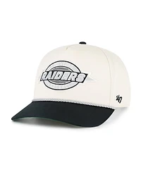 '47 Brand Men's Natural Las Vegas Raiders Frame Out Two Tone Hitch Adjustable Hat