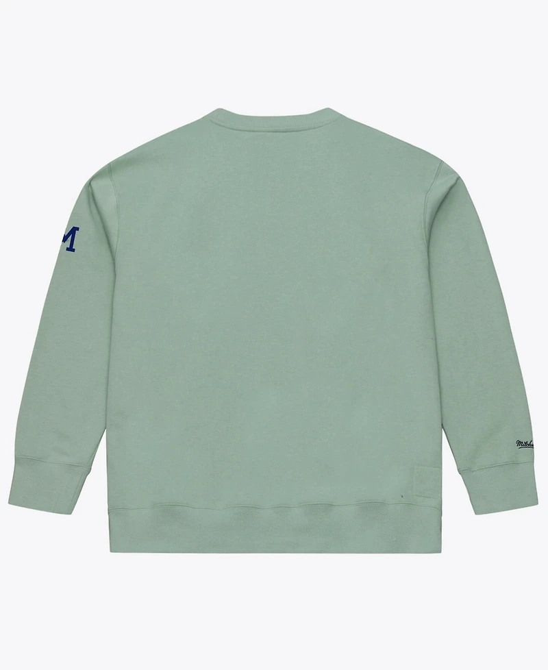 Mitchell & Ness Men's Green Milwaukee Brewers Yacht Rock Fleece Sweatshirt