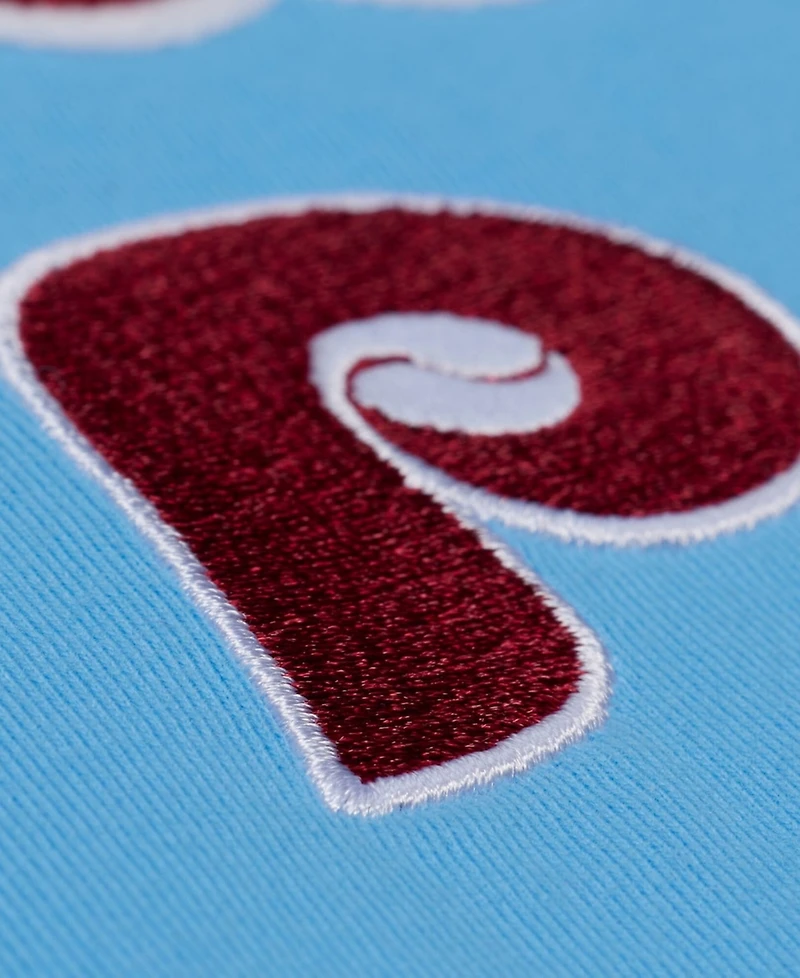 Mitchell & Ness Men's Light Blue Philadelphia Phillies Wild Pitch Ringer T-Shirt