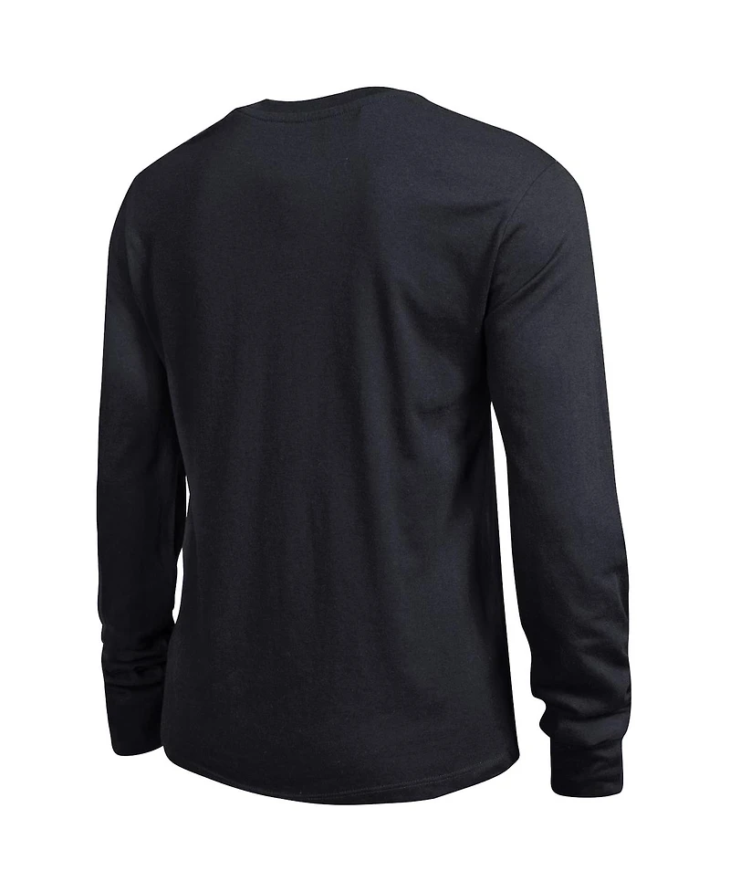 Champion Women's Black Nebraska Huskers Arch Over Logo Long Sleeve T-Shirt