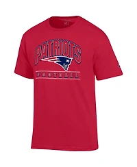 Champion Men's Red New England Patriots Football T-Shirt
