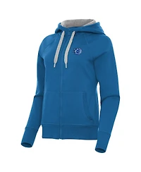 Antigua Women's Blue Orlando Magic New Logo Victory Full-Zip Hooded Sweatshirt