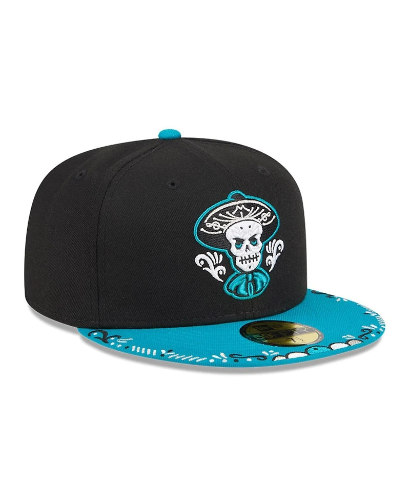 New Era Men's Black/Blue Albuquerque Isotopes 2026 Copa De La Diversion 59FIFTY Fitted Hat