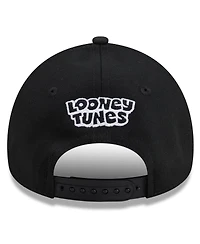 New Era Big Boys and Girls Black Chicago White Sox Looney Tunes A-Frame 9FORTY Adjustable Hat