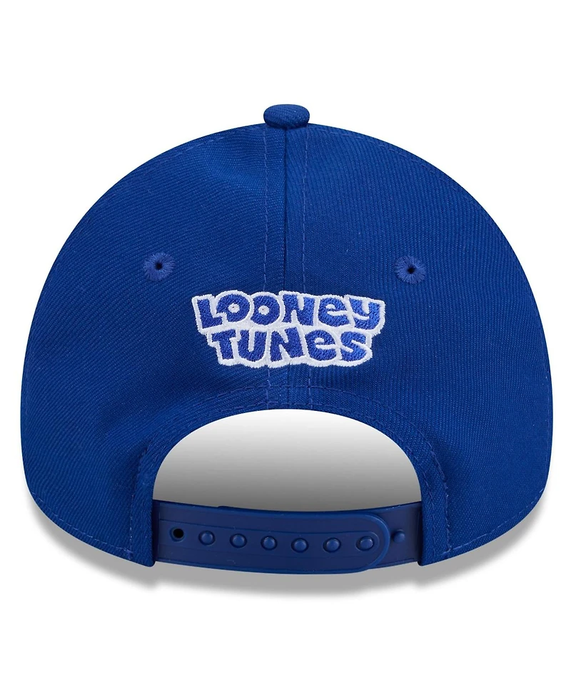 New Era Big Boys and Girls Royal New York Mets Looney Tunes A-Frame 9FORTY Adjustable Hat