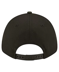New Era Men's Black Kansas City Chiefs Core Team 9FORTY Adjustable Hat