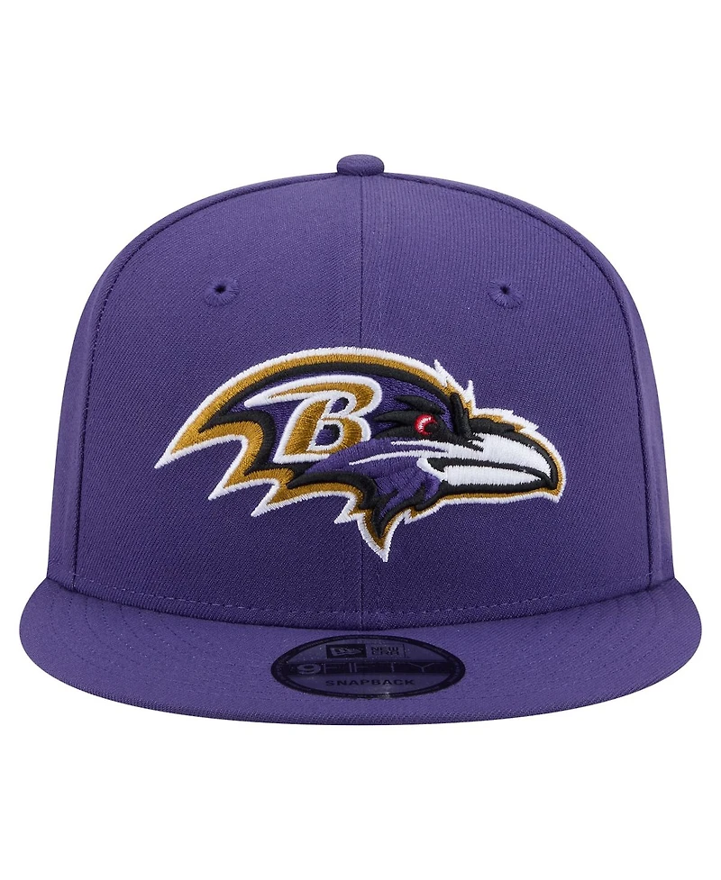 New Era Men's Purple Baltimore Ravens 9FIFTY Snapback Hat
