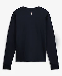 Nike Big Boys and Girls Black Minnesota Timberwolves Hardwood Classics Essential Logo Max90 Long Sleeve T-Shirt
