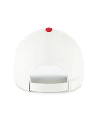 '47 Brand Men's and Women's White/Red Indiana Fever Contemporary Two-Tone Clean Up Adjustable Hat
