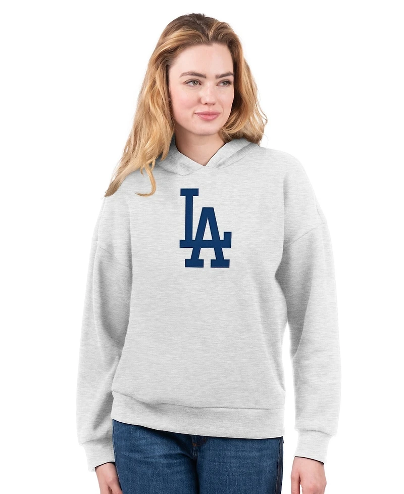 G-iii 4Her by Carl Banks Women's Royal/Bright Heather Ceramic Los Angeles Dodgers T-Shirt and Hoodie Combo Pack