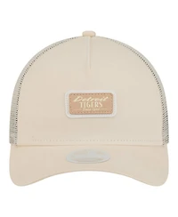 New Era Women's Light Beige Detroit Tigers Tonal Patch 9FORTY M-Crown A-Frame Trucker Adjustable Hat