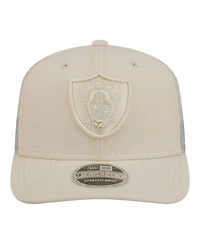 New Era Men's Cream Las Vegas Raiders Color Pack 9SEVENTY Adjustable Hat