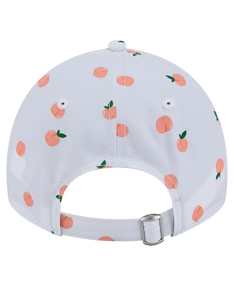 New Era Women's White Chicago Bears Fruit Pattern 9TWENTY Adjustable Hat