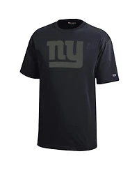 Champion Big Boys and Girls Black New York Giants Tonal T-Shirt