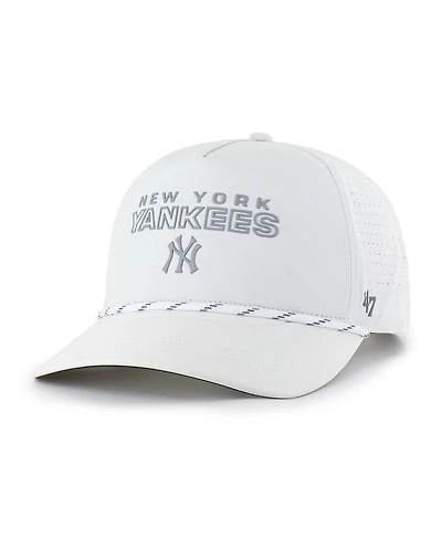 '47 Brand Men's White New York Yankees Forward Vault Hitch Adjustable Hat